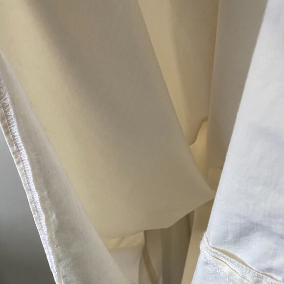 Handmade Plus Size Cotton Pink Cream Floral Elastic Straps Patch Pockets Dress - Picture 11 of 11